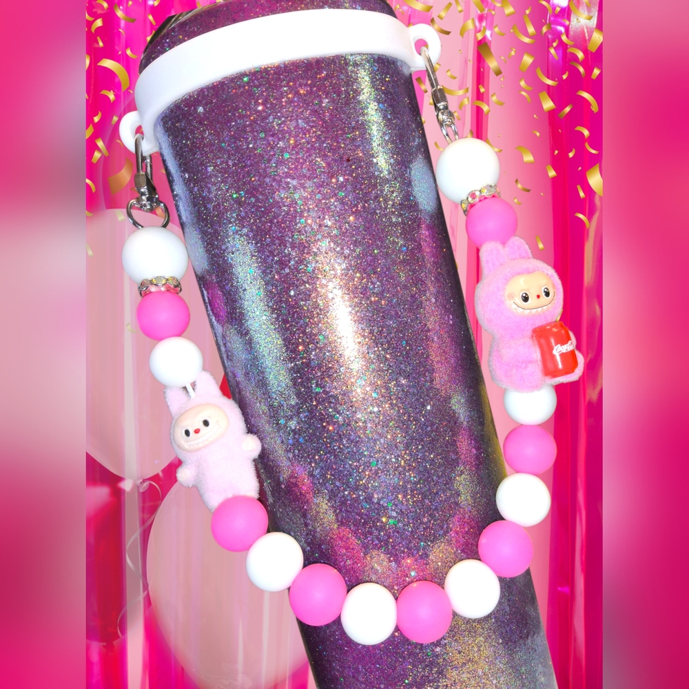 UNIQUE BEADED BUBU TUMBLER STRAP / HOLDER